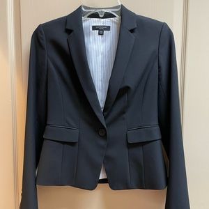 Ann Taylor black suit blazer 00P